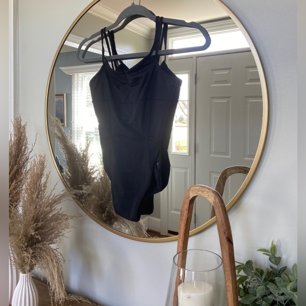 black leotard